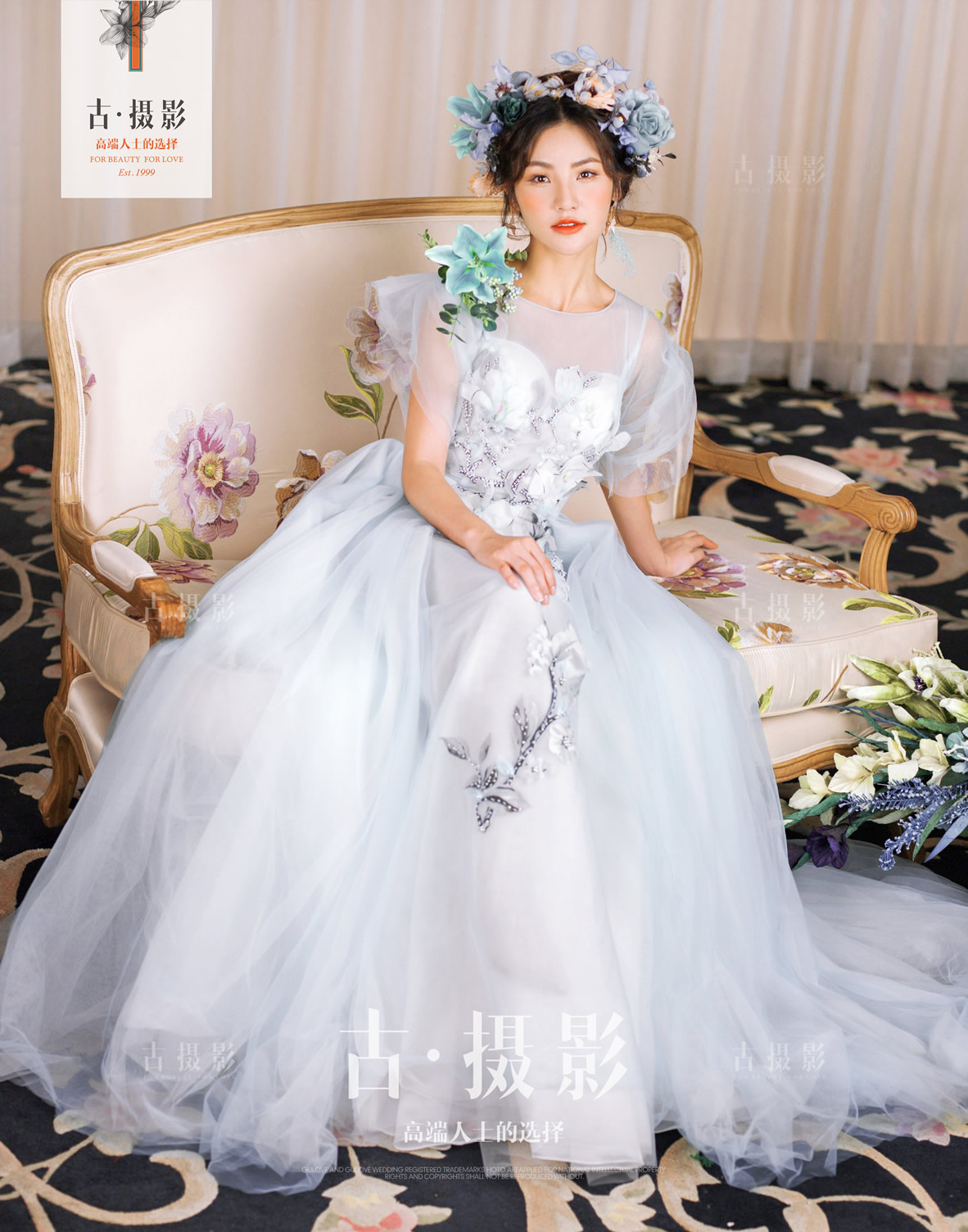 花的嫁衣 - 明星范 - 广州婚纱摄影-广州古摄影官网